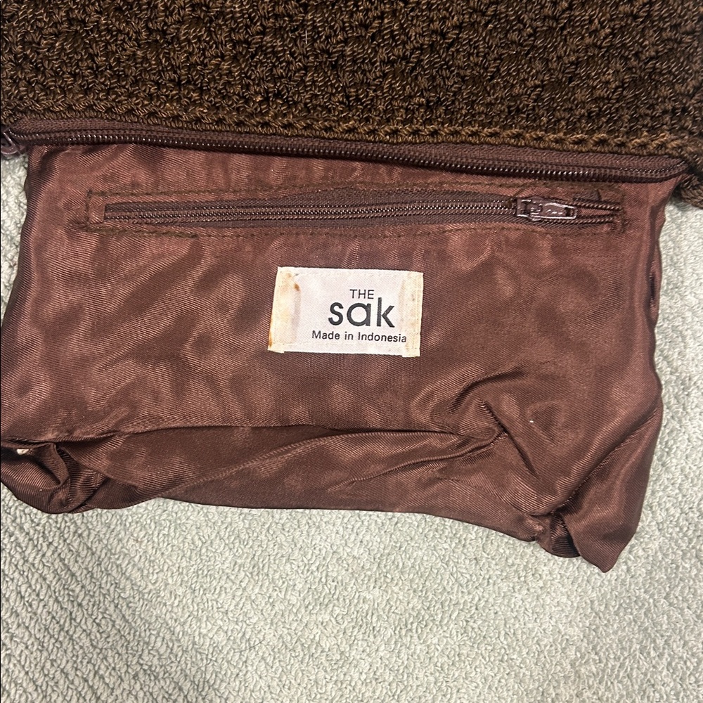 The Sak Brown Crochet Shoulder Bag - Picture 6 of 8